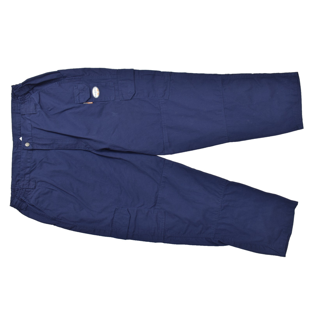 Rasco FR Flame Resistant Navy Field Pants Men's Size 48x32 100% Cotton Workwear